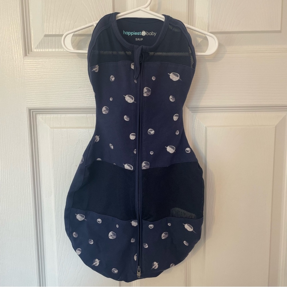 Happiest Baby 5-Second-Swaddle in Navy Planets